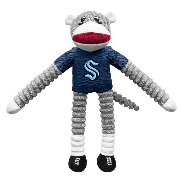 Shop The Kraken Seattle Kraken Sock Monkey Pet Toy