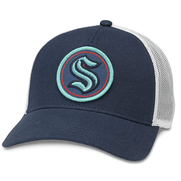 Shop The Kraken Seattle Kraken Structured Fit Mesh Trucker Hat