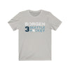Printify T-Shirt Silver / S Bogen 3 Seattle Hockey Unisex Jersey Tee
