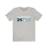 Printify T-Shirt Silver / S Oleksiak 24 Seattle Hockey Unisex Jersey Tee