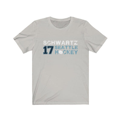 Printify T-Shirt Silver / S Schwartz 17 Seattle Hockey Unisex Jersey Tee