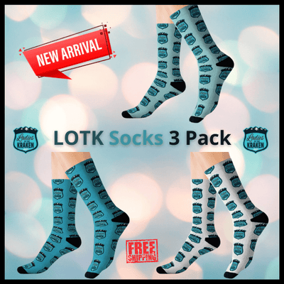 Ladies Of The Kraken Fashion Socks, 3 Pack