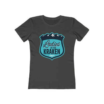 Printify T-Shirt Solid Heavy Metal / S Ladies Of The Kraken Women's Slim Fit Boyfriend Tee