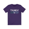 Printify T-Shirt Team Purple / S Tanev 13 Seattle Hockey Unisex Jersey Tee