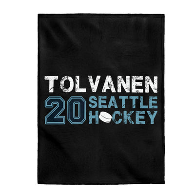 All Over Prints Tolvanen 20 Seattle Hockey Velveteen Plush Blanket