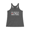 Tank Top "All I Need Is Love, Hockey And A Dog" Women's Tri-Blend Racerback Tank
