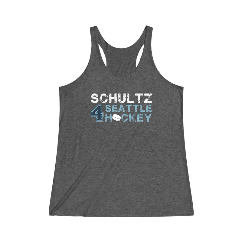Tank Top Schultz 4 Seattle Hockey Women's Tri-Blend Racerback Tank Top