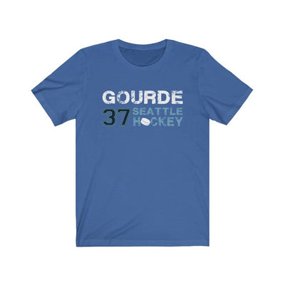 Printify T-Shirt True Royal / S Gourde 37 Seattle Hockey Unisex Jersey Tee