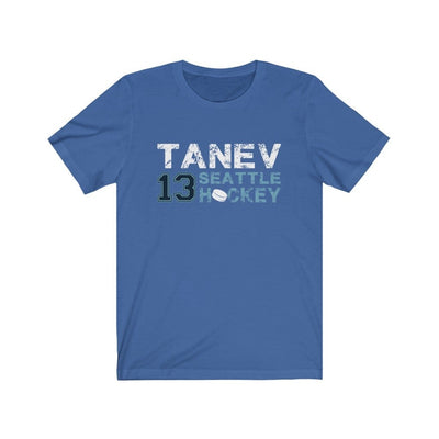 Printify T-Shirt True Royal / S Tanev 13 Seattle Hockey Unisex Jersey Tee