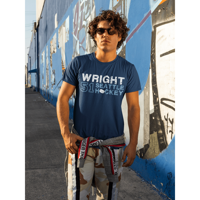 T-Shirt Wright 51 Seattle Hockey Unisex Jersey Tee